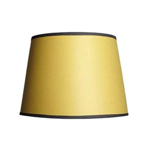 gold handmade parchment shade by the limehouse lamp company